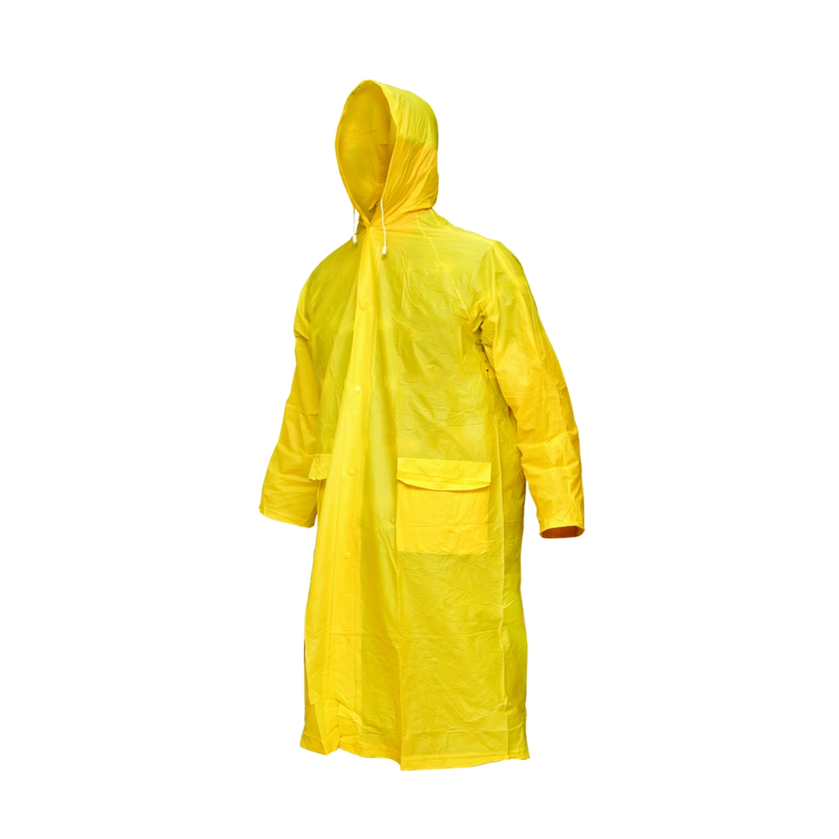 Pelerina cu gluga impermeabila XL din PVC, 2 buzunare, inchidere cu capse, galben Breckner Germany DISEN68 (BK77423) [1]