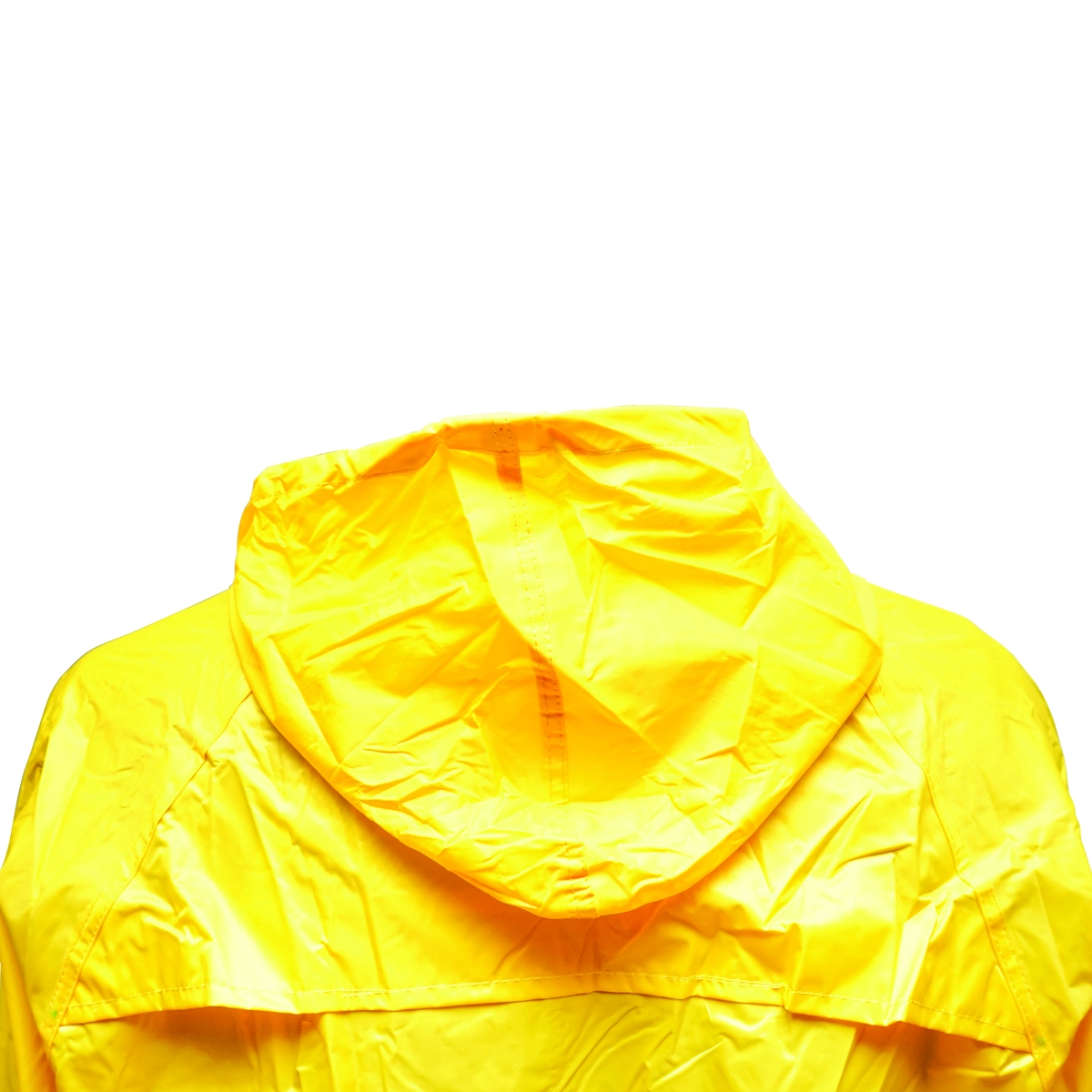 Pelerina cu gluga impermeabila XXL din poliester cu membrana PVC fante de aerisire, 2 buzunare si fermoar galben Breckner Germany DISEN46 (BK77401) [4]