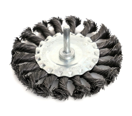 Scule electrice - Perie disc cu tija otel 100mm (KD10988)