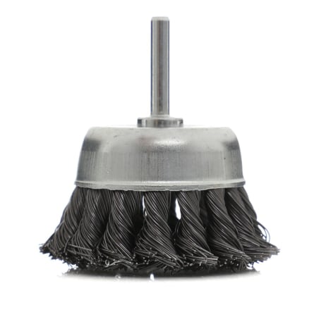 Perie frontala cu stift 75mm, M6, sarma otelita tip cupa (KD10990) [1]