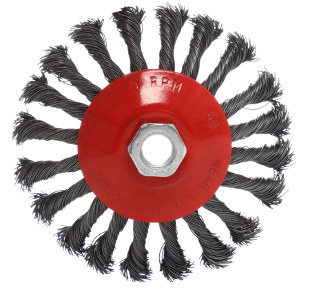 Perie laterala rotativa impletita M14 115mm (KD10986) [2]