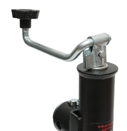 Picior de sprijin pentru remorca 2268 kg, reglabil cu manivela, 50 cm, fixare laterala (DISUJ99) [3]