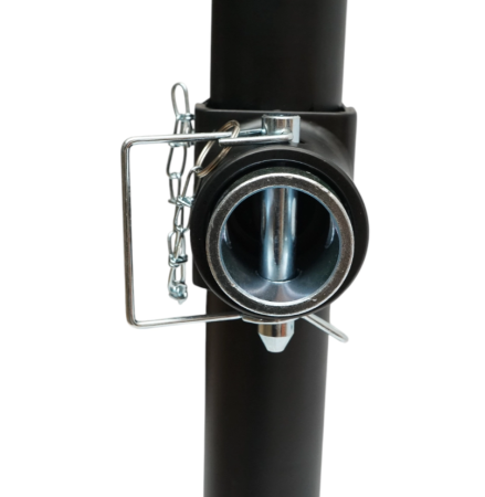 Picior de sprijin pentru remorca 2268 kg, reglabil cu manivela, 50 cm, fixare laterala (DISUJ99) [4]