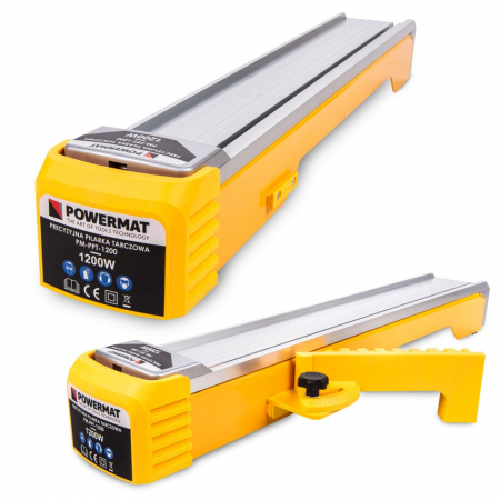 Fierastrau circular de precizie de mana cu sina de ghidaj + 3 panze (PM0493) [6]