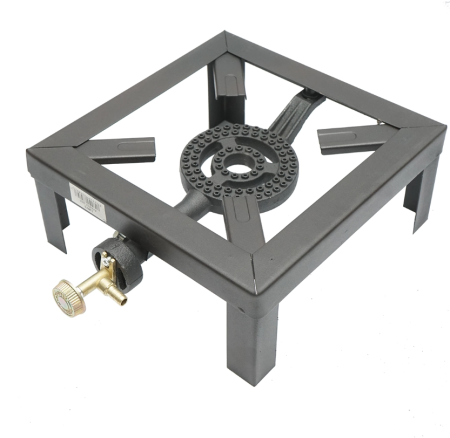 Produse noi (necategorizate) - Pirostrie, arzator pe gaz patrat cu 4 picioare 250x250x100mm (DISLW70)