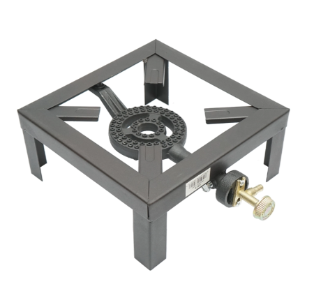 Pirostrie, arzator pe gaz patrat cu 4 picioare 250x250x100mm (DISLW70) [3]