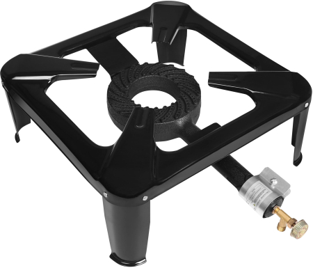 Pirostrie, arzator pe gaz patrat cu 4 picioare 8kw (KD117850) [2]