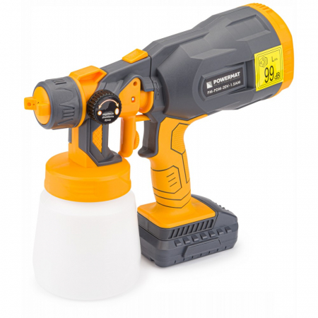 Pistol aparat masina vopsit pe baterie 20V stropit vas rezervor 800ml  (PM0926) [18]