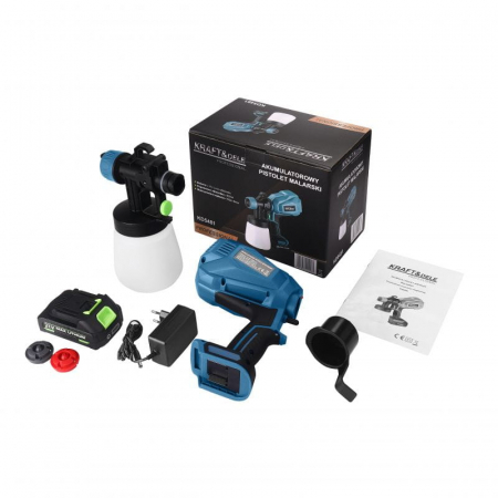 Aparate de vopsit - Pistol aparat masina vopsit pe baterie 21V stropit vas rezervor 800ml (KD5481)