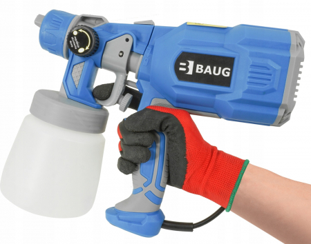 Pistol aparat masina vopsit stropit electric 550W cu vas rezervor  800ml priza 220V (B4903) [1]