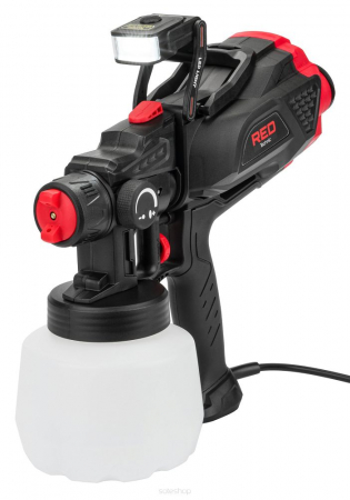 Pistol aparat masina vopsit stropit electric 650W cu vas rezervor 1200ml priza 230V (RTPDM0020) [6]