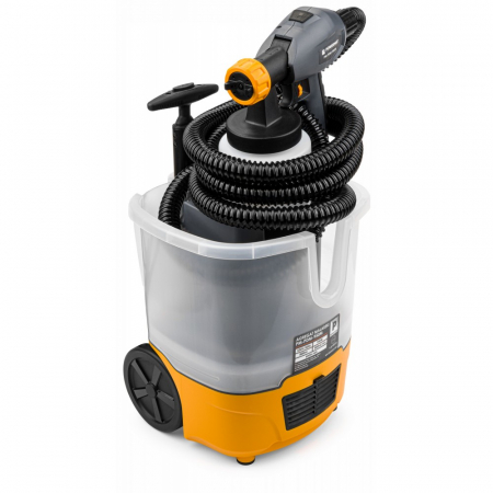 Pistol aparat masina vopsit stropit electric 950W furtun 3M vas rezervor 800ml 3 duze (PM0929) [3]
