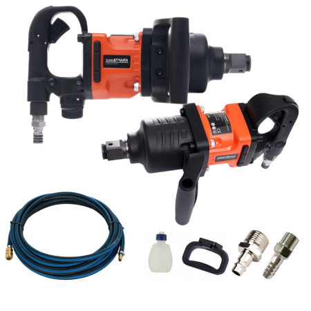 Pistol impact 1" - Pistol cheie impact 4800Nm scurt usor camion tir  + mufa rapida + furtun profesioanl camioane (KD5460+F-15m-13mm+MR-T-12)