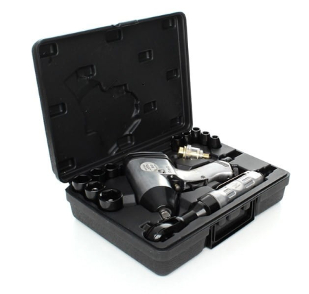 Pistol cheie masina cu impact 310Nm + clichet pneumatic insurubat desfacut + 10 chei (KD1422) [2]