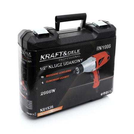 Pistol cheie masina cu impact electric 2000W 700Nm, insurubat desfacut + chei 17,19,21,22mm (KD1536) [9]