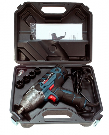 Pistol cheie masina cu impact electric 2000W 750Nm, insurubat desfacut + chei 17,19,21,22mm (KBV750) [1]