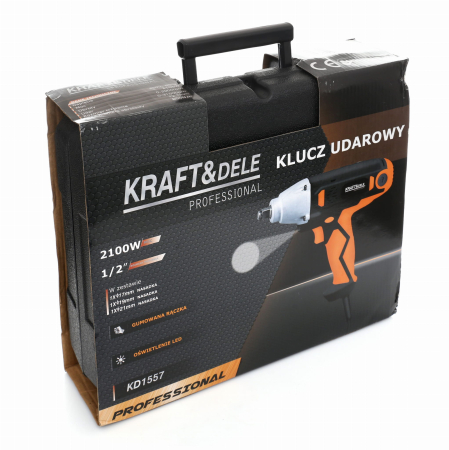 Pistol cheie masina cu impact electric 2000W 800Nm, insurubat desfacut + chei 17,19,21,22mm (KD1534) [11]