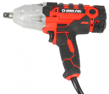 Pistol cheie masina cu impact electric 750Nm, insurubat desfacut + chei 17,19,21,22mm (M80489) [2]