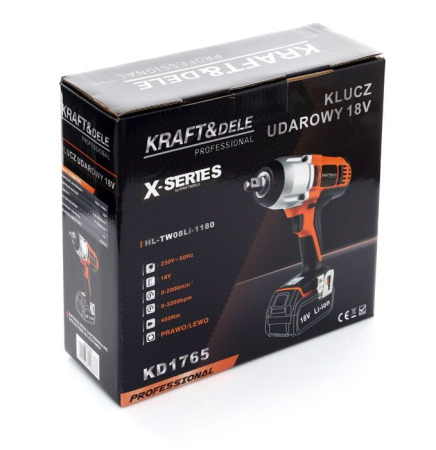 Pistol cheie masina insurubat desfacut cu impact acumulator 20V 450Nm seria X (KD1765) [12]
