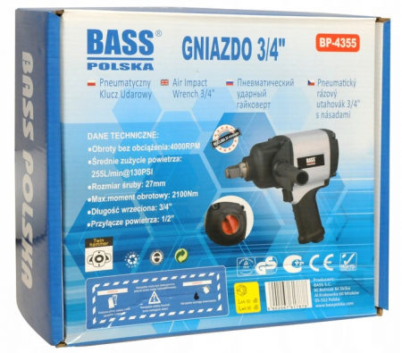 Pistol cheie pneumatica impact 2100NM 3/4 insurubat desfacut (BP-4355) [3]