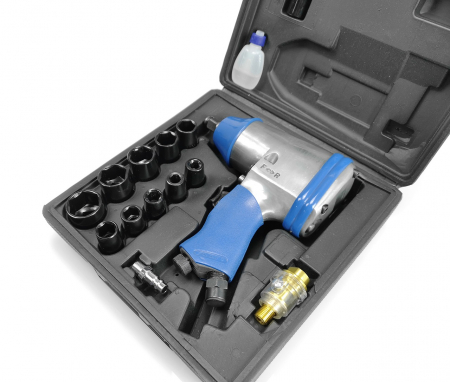 Pistol cheie pneumatica impact 310Nm + tubulare 9-27mm insurubat desfacut (M80500) [2]