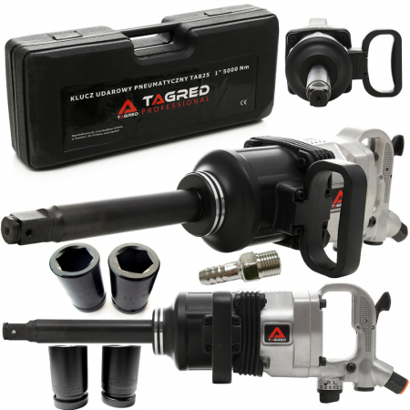 Pistol pneumatic - Pistol cheie pneumatica impact 5000Nm 1tol  + tubulare 32 33mm camion tir utilaje (TA825)