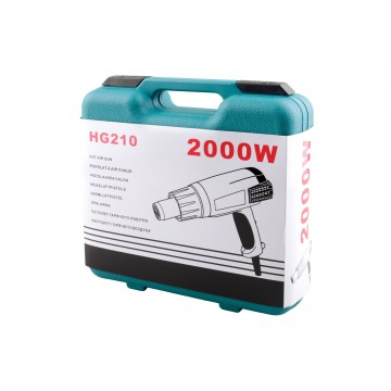 Pistol cu aer cald electric 2000w 2 trepte cu trusa si accesorii incluse (HG210) [7]