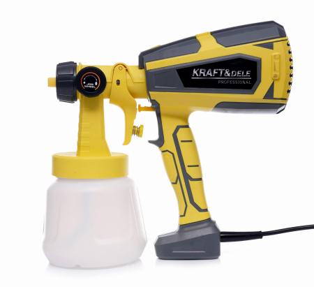 Pistol de pulverizare electric 500W duza 1.0mm 1.8mm 2.5mm 1000ml (KD1656) [2]