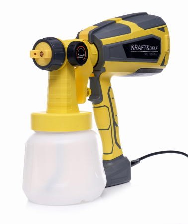 Pistol de pulverizare electric 500W duza 1.0mm 1.8mm 2.5mm 1000ml (KD1656) [4]
