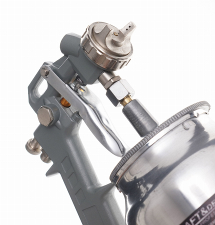 Pistol de pulverizare vopsit pneumatic HVLP, 750 ml, duza 1.8 mm, (KD2091) [7]