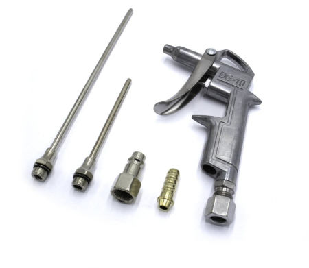 Accesorii pneumatice - Pistol de suflat pneumatic cu 3 duze, set 6 piese, 12 bar (TA102)