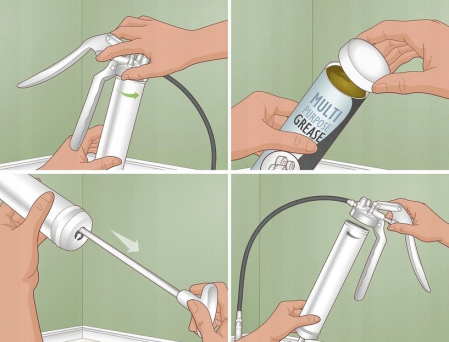 Pistol de unsoare manual 500 ml cu maner lung (V86105) [14]