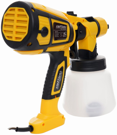 Pistol de vopsit electric HVLP, 650W, rezervor 800ml, 3 duze incluse (KD1657) [8]