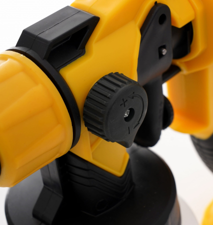 Pistol de vopsit electric HVLP, 650W, rezervor 800ml, 3 duze incluse (KD1657) [5]