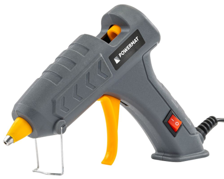 Pistoale termice - Pistol electric de lipit 60W cu silicon termofuzibil + 60 baton silicon PM1386 (PM-PDK-60T)