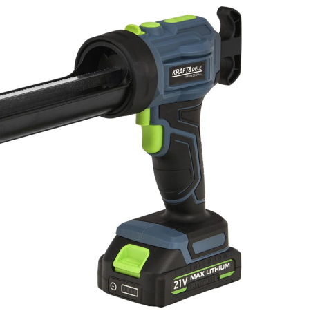 Pistol electric silicon spuma pe baterie acumulator 2500mAh 21V lampa led (KD5482) [10]