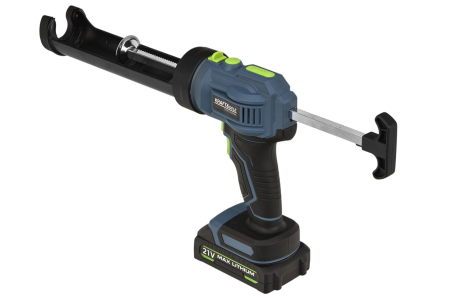 Pistol electric silicon spuma pe baterie acumulator 2500mAh 21V lampa led (KD5482) [9]