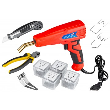 Pistoale termice - Pistol electric sudura in plastic cu 400 capse si accesorii (LXPBW100-B)