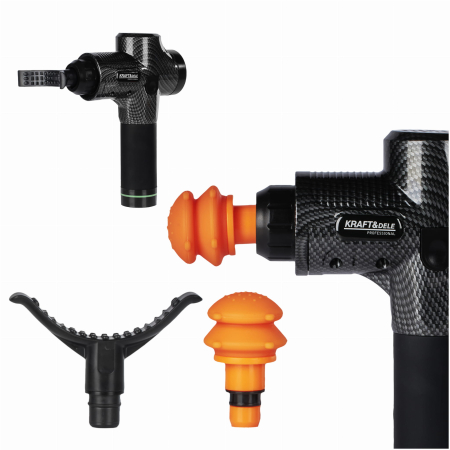 Pistol masaj muscular cu 9 capete 125W 30 viteze cu ecran LCD (KD3081) [18]