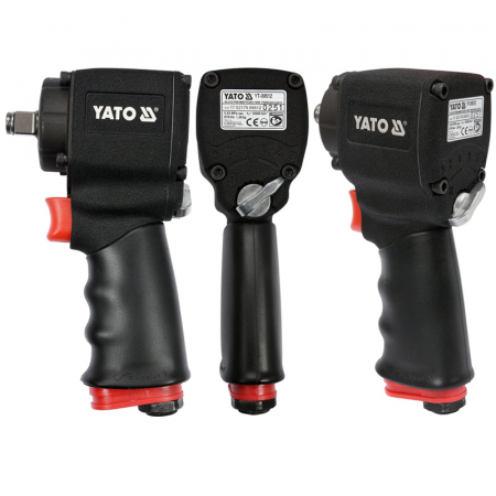 Pistol mini cheie pneumatica impact 678Nm ½ extra scurt (YT-09512) [0]