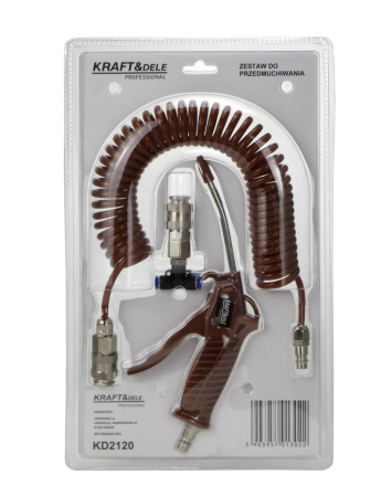 Pistol pentru suflat cu furtun si piesa T de legatura camion tir cabina (KD2120) [6]