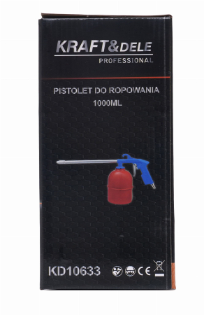 Pistol pneumatic vas 1000ml aplicare ulei protector sampon materiale lichide (KD10633) [7]