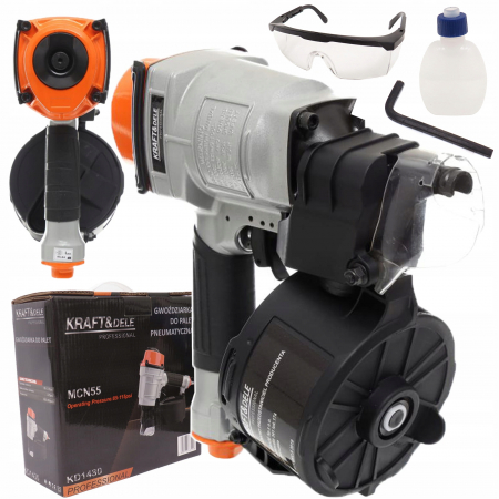 Pistol nituit - Pistol pneumatic capsator batut cuie 25-57mm 350buc paleti (KD1430)