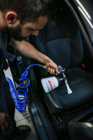 Pistol pneumatic curatare tapiterie 1 L cu duza rotativa pentru interior auto (TA136) [7]