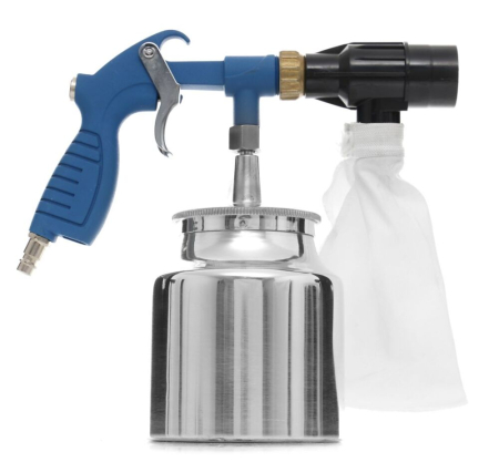 Pistol pneumatic de sablare cu recuperare abraziv, rezervor 1L, 2 kg abraziv (TA1358) [2]