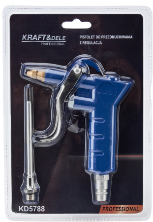 Pistol pneumatic pentru suflare cu aer reglabil, 8 bar (KD5788) [10]