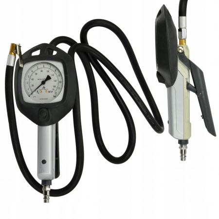 Pistol pneumatic profesional umflat roti cu manometru 12bar 180cm compresor (G01159) [0]