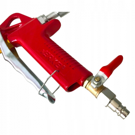 Pistol pneumatic tencuiala glet vopsea vas 5L 4-6-8mm cu adaptor pozitie (V81282) [3]