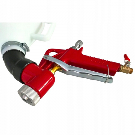 Pistol pneumatic tencuiala glet vopsea vas 5L 4-6-8mm cu adaptor pozitie (V81282) [4]