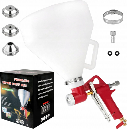 Aparate tencuit - Pistol pneumatic tencuiala glet vopsea vas 5L 4-6-8mm (KD2094)